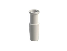 ADAPTER SANITARY 29/42 TO 1 INCH PTFE