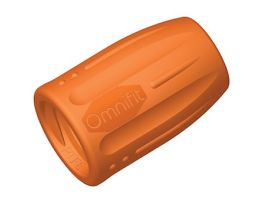 Colored Caps for Standard Connectors and Valves, PP, orange; 10/pk