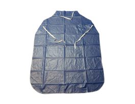 West Chester, 8 mil. 55in Blue Vinyl Apron, Sewn Edge , 35in x 55in
