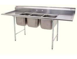 SINK, SCULLERY, THREE BOWL