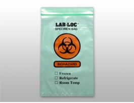 BAG SPECIMEN GREEN BH 6X9 ZIP 3WALL