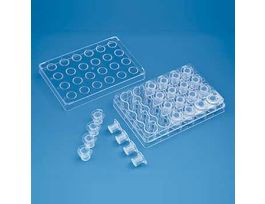 PCR Plate, 24-Well, Non-Skirted, Standard Profile, Clear; 40/PK