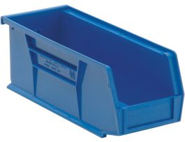 BIN STACK HANG PP BLUE 10-7/8X4-1/8X4IN