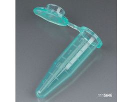 MICROCENTRIFUGE TUBE CAP PP GREEN 1.5 ML
