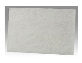 Scotch-Brite™ Light Cleansing Hand Pad 7445B, HP-HP, Nepheline Syenite Super Fine, White, 6 in x 9 in, 60 ea/Case, Bulk