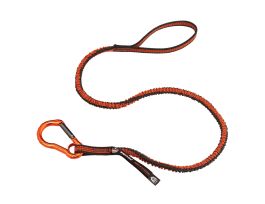 3100F(x) Standard Gray Tool Lanyard Single Carabiner - 10lbs