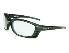 Livewire Safety Glasses, Black Matte Frame, Clear HydroShield Anti-Fog Lens; 10/Bx