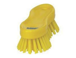 HAND BRUSH MEDIUM STIFF PP YELLOW 6.40IN