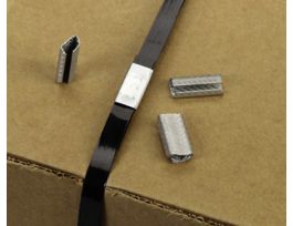 STRAPPNG 5/8INX2200FT .025 BLACK PLYSTR