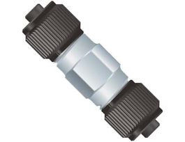 VHP MicroTight Union Assembly, PEEK/SS, 0.006" ID, 360m OD Tubing, 5/16-24 Coned; 1/EA
