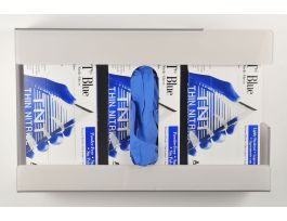 TRIPLE BOX GLOVE DISPENSER PLASTIC WHITE