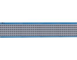 Letters and Numbers Scored Wire Marker Aluminum Foil Legend: H4 1800 Total