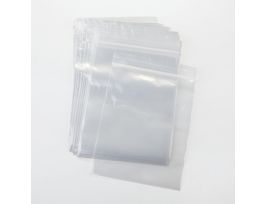 POLY ZIPPER BAG 9X12IN CLR 2MIL PK100 PK