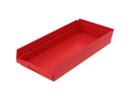 BIN SHELF BIN 23-5/8 X 11-1/8 X 4 RED