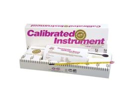 Enviro-Safe Individually Calibrated Precision Liquid-In-Glass Thermometer; -1 to 61C, 76mm Immersion, Environmentally Friendly