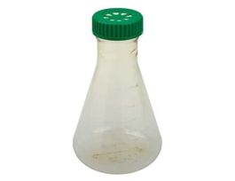 Vented Sterile Erlenmeyer Flasks with Plain Bottom, 2 L, Individually Wrapped; 6/cs