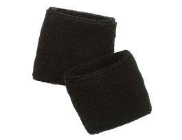 6500  Black Wrist Sweatband
