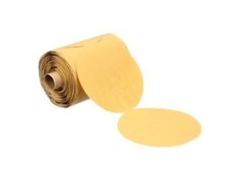 3M™ Stikit™ Gold Paper Disc Roll 216U, P320 A-weight, 3-1/2 in x NH, Die 350HH, 175 discs per roll