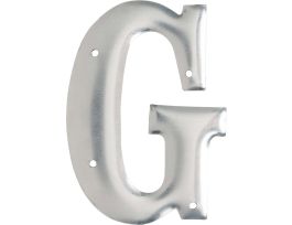 1600 Series Permanent Aluminum Embossed Number and Letter Labels 3 in G 10/PK