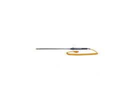 Type-K, Extra-Long Heavy-Duty Probe, Mini-Connector, 24" L, .250" Dia, Grounded