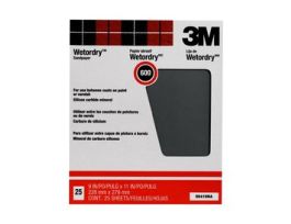 3M™ Pro-Pak™ Wetordry™ Sanding Sheets 88600NA, 9 in x 11 in, 180C grit, 25 sht pk