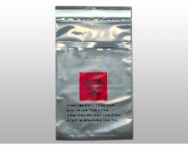 BAG SPECIMEN 6X10 GRAY ADHS 3 WALL