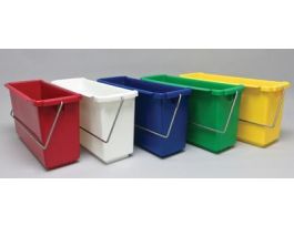 BUCKET RED 15LIT 18.5X5.75X9.5