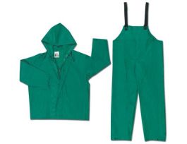 CHEM SUIT PVC/NYLON GREEN