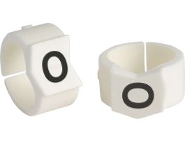 ClipSleeve Wire Markers Size 45 Nylon 0 AWG - 0 AWG, O Pack of 50 Pieces