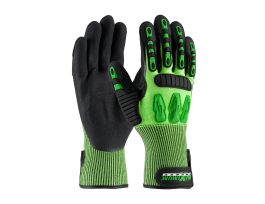 Maximum Safety TuffMax3, Nitrile Coated Palm,TPR Reinforcements,EN3