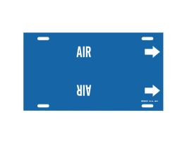 AIR Pipe Marker, 8" H x 16" W, Fits Pipes 6" Dia. Thru 7.875" Dia.