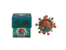 MODEL VIRUS 3.63IN X 4.13IN X 3.63IN EA