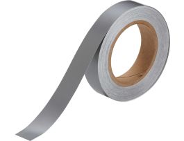 Solid Color Banding Tape for Pipe Marking - Roll Form, Pressure Sensitive Vinyl, Gray, 1" x 30 Yd