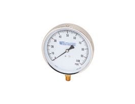 Contrator's Pressure Gauge, 30" Hg to 30 psi, 1/4" NPT(M)