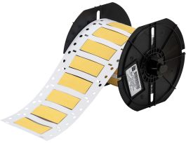 PermaSleeve Heat Shrink Wire and Cable Labels Single-sided for B33 Printers - 0.375" Dia x 2" Yellow