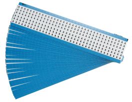 Alphabetical Vinyl Cloth Upper Case Wire Marking Cards, A 900 Total
