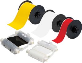 B30 Series Basic Starter Supply Kit - Small, Labels Included: (1) Yellow Vinyl, (1) 4" White Vinyl, (1) 2.25" Red Vinyl