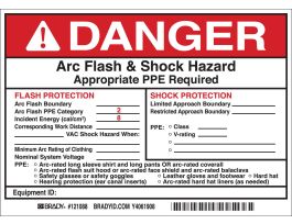 WARNING Wash hands after use. Labels, Black/Orange on White, 3.5" H x 5" W x 0.006" D