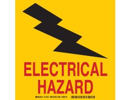 BradyCone Pictogram Labels, ELECTRICAL HAZARD