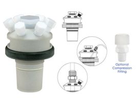 TFE COMPRESSION FITTING 1/4IN