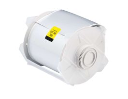 GlobalMark Metallized Polyester Labels 4.25 in W x 100 ft L Silver