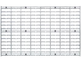 48INW X 30INH WIRE LOUVERED PANEL