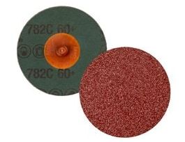 3M™ Roloc™ Fibre Disc 782C, 60+, TR, 2 in, Die R200P, 50/Carton, 200 ea/Case