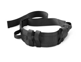 GAIT BELT WIDE W/HANDLES BLACK