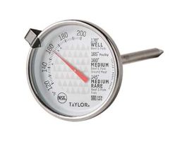 Analog Bimetal Meat Thermometer with FDA Temperture Guidelines on Dial