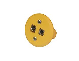Panel-Mount Standard Connector, Type-K, Round, Female, 1/Ea