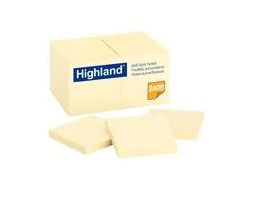 Highland™ Notes 6549-24PK, 3 in x 3 in (76 mm x 76 mm)