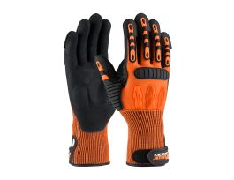 Maximum Safety TuffMax5, Nitrile Coated Palm,TPR Reinforcements,EN5
