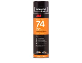 3M™ Foam Fast Spray Adhesive 74, Orange, 24 fl oz Can (Net Wt 16.9 oz), 12/Case, NOT FOR SALE IN CA AND OTHER STATES