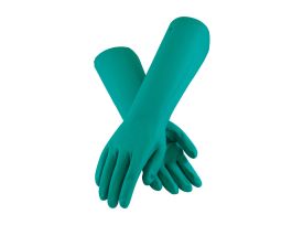 Assurance Unsupport Nitrile, Grn., 22 Mil, 18 Inch, Unlined, Sandpatch, 2X